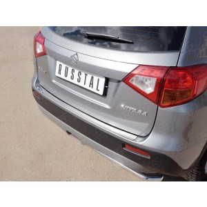 Руссталь SVN-002649 накладка на задний бампер (лист нерж зеркальный) на Suzuki Vitara 2015-