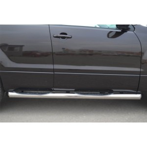 Руссталь SVT-0010951 пороги труба d76 с накладками (со скошенными торцами) на Suzuki Grand Vitara 5 дв. 2012-