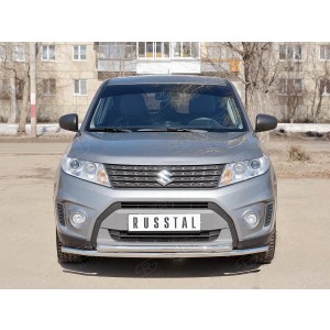 Руссталь SVZ-002637 защита переднего бампера d42 секции-d42 секции на Suzuki Vitara 2015-