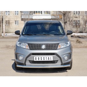 Руссталь SVZ-002638 защита переднего бампера d63 секции на Suzuki Vitara 2015-