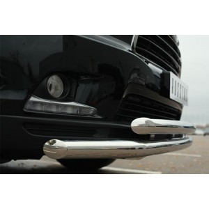 Руссталь THRZ-001914 защита переднего бампера d63 (секции) d63 (дуга) на Toyota Highlander 2014
