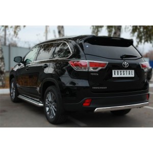 Руссталь THRZ-001923 защита заднего бампера d75х42 (дуга) на Toyota Highlander 2014