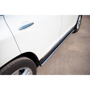 Руссталь THT-0007373 пороги труба d 63 (со скругленными торцами) на Toyota Highlander 2010-2013