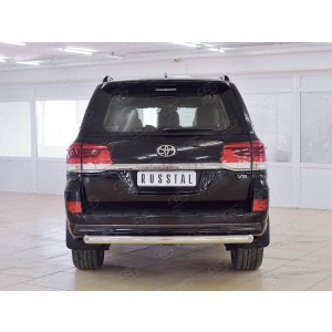 Руссталь TLCZ-002562 защита заднего бампера d76 дуга на Toyota Land Cruiser 200 2015 Executive