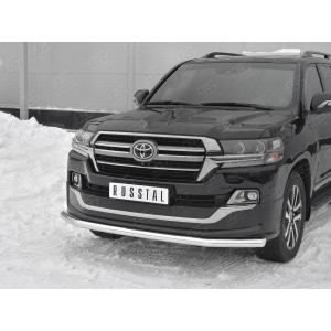 Руссталь TLCZ-003114 защита переднего бампера d63 секции на Toyota Land Cruiser 200 2018 Executive Lounge