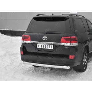 Руссталь TLCZ-003120 защита заднего бампера d76 дуга на Toyota Land Cruiser 200 2018 Executive Lounge