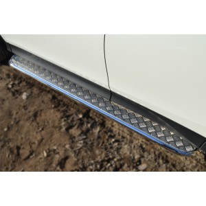 Руссталь TR4L-0012852 пороги труба d42 с листом (вариант 2) на Toyota RAV 4 2013-