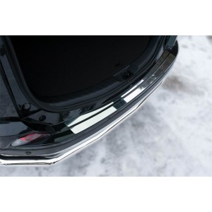 Руссталь TR4N-002205 накладка на задний бампер (лист нерж зеркальный) на Toyota RAV4 2015