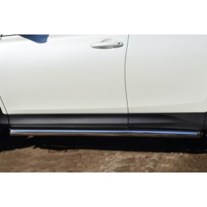 Руссталь TR4T-0012831 пороги труба d63 (со скошенными торцами) на Toyota RAV 4 2013-