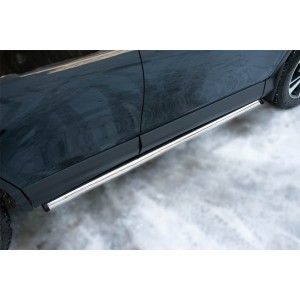 Руссталь TR4T-0021972 пороги труба d63 (с заглушками на торцах) на Toyota RAV4 2015