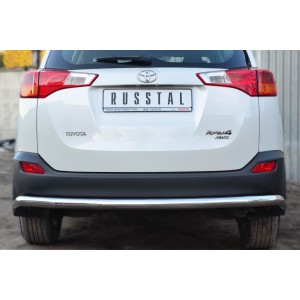 Руссталь TR4Z-001286 защита заднего бампера d63 (секции) на Toyota RAV 4 2013-