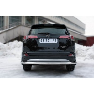 Руссталь TR4Z-002201 защита заднего бампера d63 (секции) на Toyota RAV4 2015