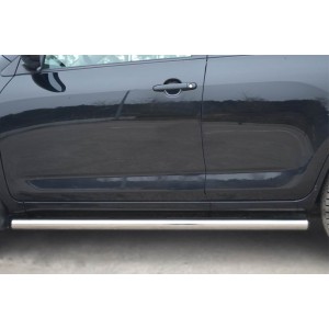 Руссталь TRT-1001453 пороги труба d 63 (со скругленными торцами) на Toyota RAV 4 2010-2012