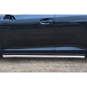 Руссталь TVT-0014781 пороги труба d63 (со скошенными торцами) на Toyota Venza 2013-