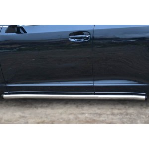 Руссталь TVT-0014782 пороги труба d63 (с заглушками на торцах) на Toyota Venza 2013-