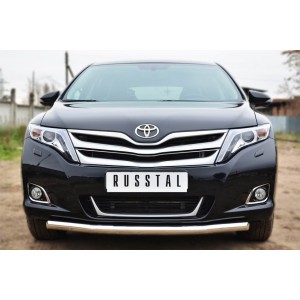 Руссталь TVZ-001477 защита переднего бампера d63 (секции) на Toyota Venza 2013-