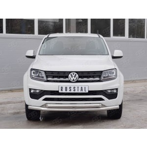 Руссталь VAMZ-002538 защита переднего бампера d63 секция-d63 дуга на Volkswagen Amarok 2016-