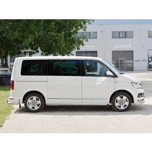 Руссталь VTCT-002332 пороги труба d42 левый на Volkswagen Caravella Transporter T6 2016 (длинная База)