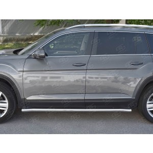 Руссталь VTMT-0029953 пороги труба d63 секции (со скругленными торцами) на Volkswagen Teramont 2017-