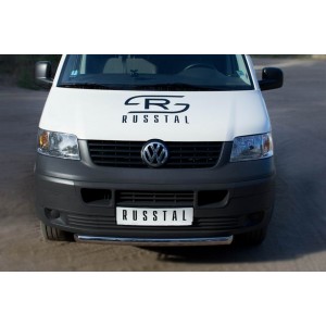 Руссталь VTRZ-000600 защита переднего бампера d63 (дуга) на Volkswagen Transporter kasten 2003-2009