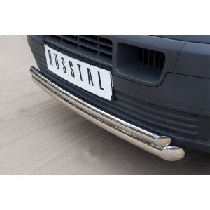 Руссталь VTRZ-000601 защита переднего бампера d63/42 (дуга) на Volkswagen Transporter kasten 2003-2009