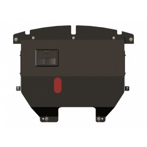 Защита картера и КПП сталь 2 мм Шериф 07.0874 Fiat Doblo 2004–2007–