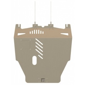 Защита картера и КПП алюминий 5 мм Шериф 09.0971 Honda Civic hatchback 2006–2012