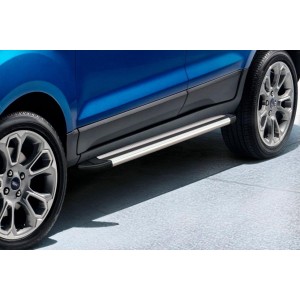 Slitkoff AL-FES1704 пороги алюминиевые "Luxe Silver" 1600 серебристые Ford EcoSport (2017)
