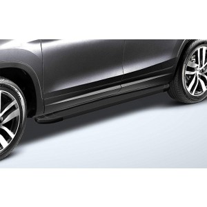 Slitkoff AL-HPL001 пороги алюминиевые "Optima Black" 1800 черные Honda Pilot 2016