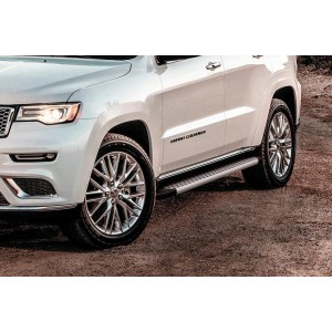 Slitkoff AL-JGCH13005 пороги алюминиевые "Standart Silver" 1550 серебристые Jeep Grand Cherokee (2013)
