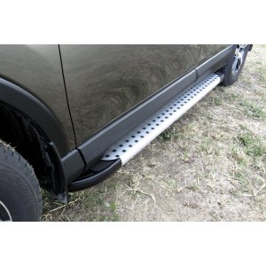 Slitkoff AL-TR415005 пороги алюминиевые "Standart Silver" 1700 серебристые Toyota RAV4 (2015)