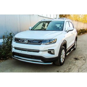 Slitkoff CHANCS35P-001 защита переднего бампера d57 Changan CS35 Plus (2019)