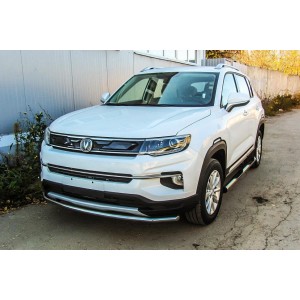 Slitkoff CHANCS35P-003 защита переднего бампера d42 Changan CS35 Plus (2019)