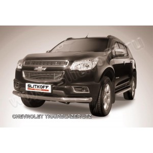 Slitkoff CHTB12-003 защита переднего бампера d76 Chevrolet Trailblazer (2012)