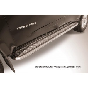 Slitkoff CHTB12-009 защита порогов d57 с листом усиленная Chevrolet Trailblazer (2012)
