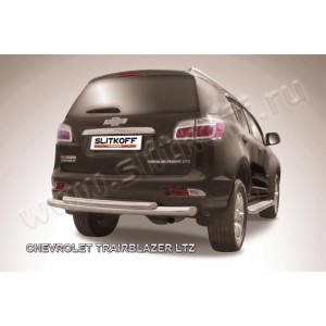 Slitkoff CHTB12-010 защита заднего бампера d76+ d57 двойная Chevrolet Trailblazer (2012)