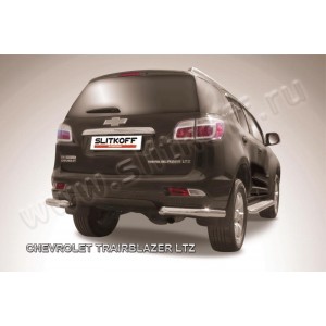 Slitkoff CHTB12-015 защита заднего бампера уголки d76 Chevrolet Trailblazer (2012)