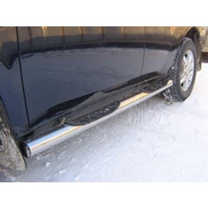 Slitkoff CT006 защита порогов d76 с проступями Chery Tiggo