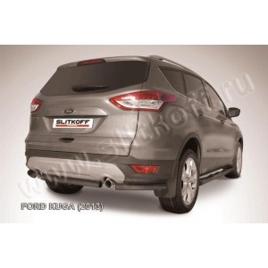 Slitkoff FKG13-008B защита заднего бампера d57 черная Ford Kuga (2013)