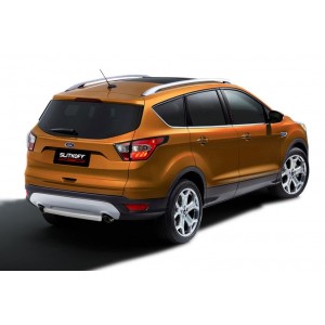 Slitkoff FKG16-008S защита заднего бампера d57 серебристая Ford Kuga (2016)