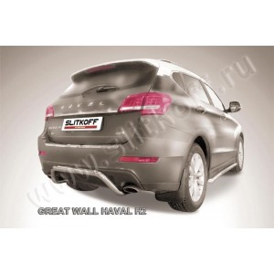Slitkoff HavH2008 защита заднего бампера d57 "скоба" Haval H2