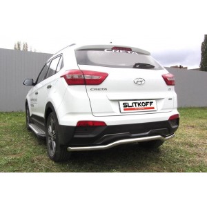 Slitkoff HCRET4WD010 защита заднего бампера d57 "скоба" Hyundai Creta 4WD 2016