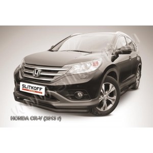Slitkoff HCRV13-004B защита переднего бампера d57 черная Honda CR-V (2013) (2L)