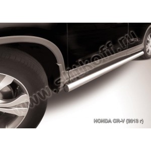 Slitkoff HCRV13-006 защита порогов d76 труба Honda CR-V (2013) (2L)