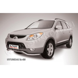 Slitkoff Hi55-001 защита переднего бампера d57 "волна" Hyundai ix-55