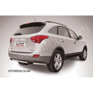 Slitkoff Hi55-004 защита заднего бампера d57 Hyundai ix-55