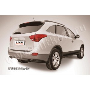 Slitkoff Hi55-005B защита заднего бампера уголки d57 черные Hyundai ix-55