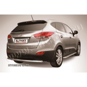 Slitkoff Hix35-009 защита заднего бампера d57 Hyundai ix-35