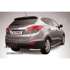 Slitkoff Hix35-010 защита заднего бампера уголки d57 Hyundai ix-35