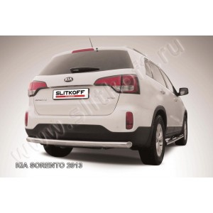 Slitkoff KS13-009 защита заднего бампера d76 радиусная KIA Sorento (2013)